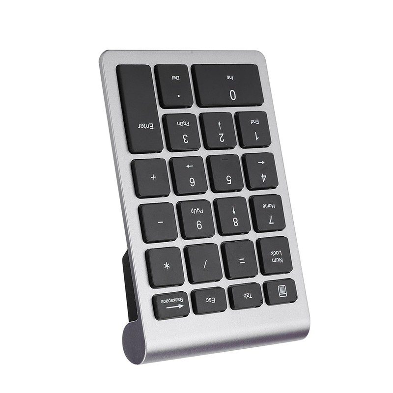 22 Keys Wireless Numeric Keypad USB Plug Play Scissor Foot