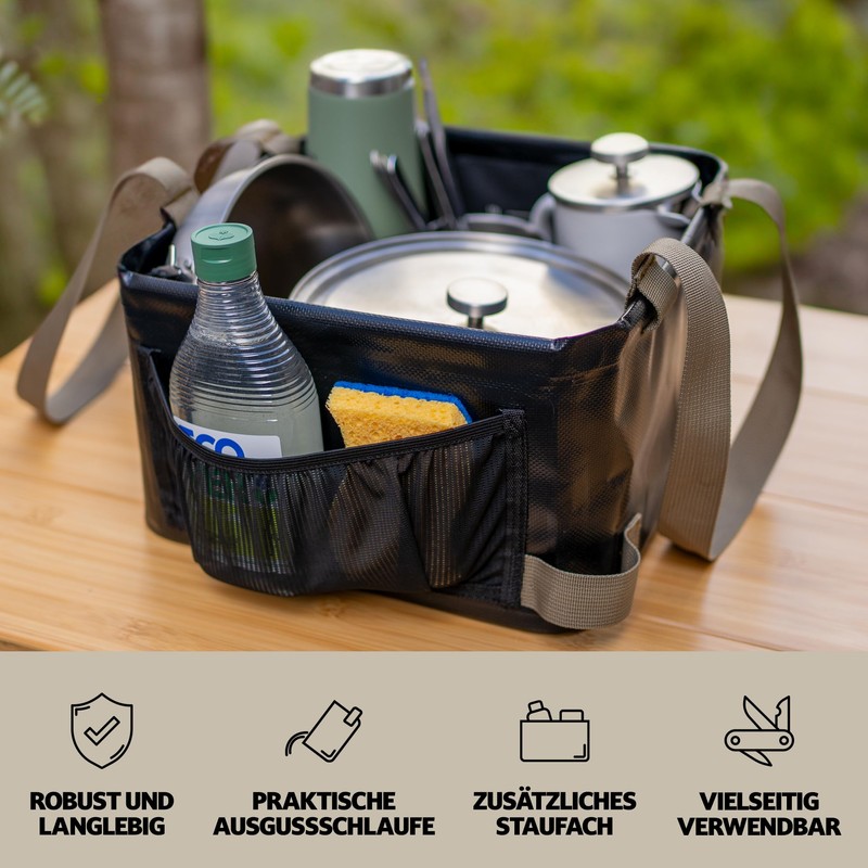 Campo Libre.® Carlo I Camping Washing Up Bowl I Foldable