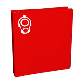 Bargain Max Decals Gun Barrel Silhouette Sticker Decal Notebook Car Laptop 5.5" (White)