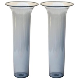 Plastia Floor Vase Insert for Flower Vases 24 x 10.5 cm (Pack of 2) - Insert for Floor Vases Made of Plastic - Vase Insert for Grave Vase