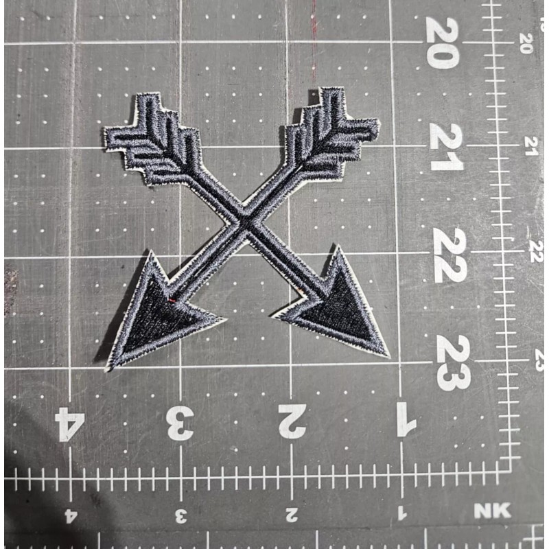 EmbroideryByZevotek Double Arrow Iron on patch sew on patch