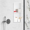 BATHLAVISH Stainless Steel Shower Niche 24" X 12" No Tile