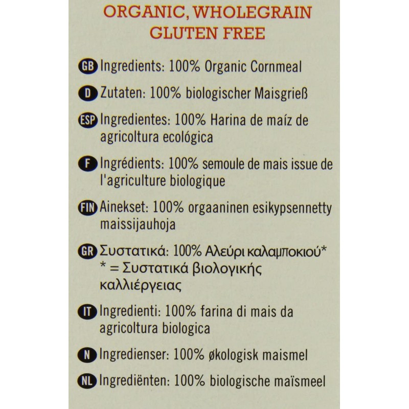 Biona Organic Polenta Bramata, 500g