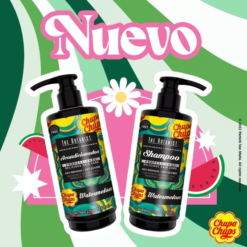 Chupa Chups Pack Shampoo & Acondicionador Chupa Chups Sandia Watermelon