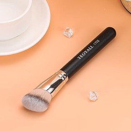 TEOYALL Brocha Angular para Contorno de Base, Brocha Kabuki Sintética para Ocultar Mezcla Ajuste Pulido Con Líquido, Crema y Polvo Cosmético (170S)
