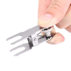 Stainless Steel Keck Clip Metal Laboratory Clamp Pinch Clip Glass Ball Clamp Laboratory Tools Ball Joint Glassware Clip (18#)