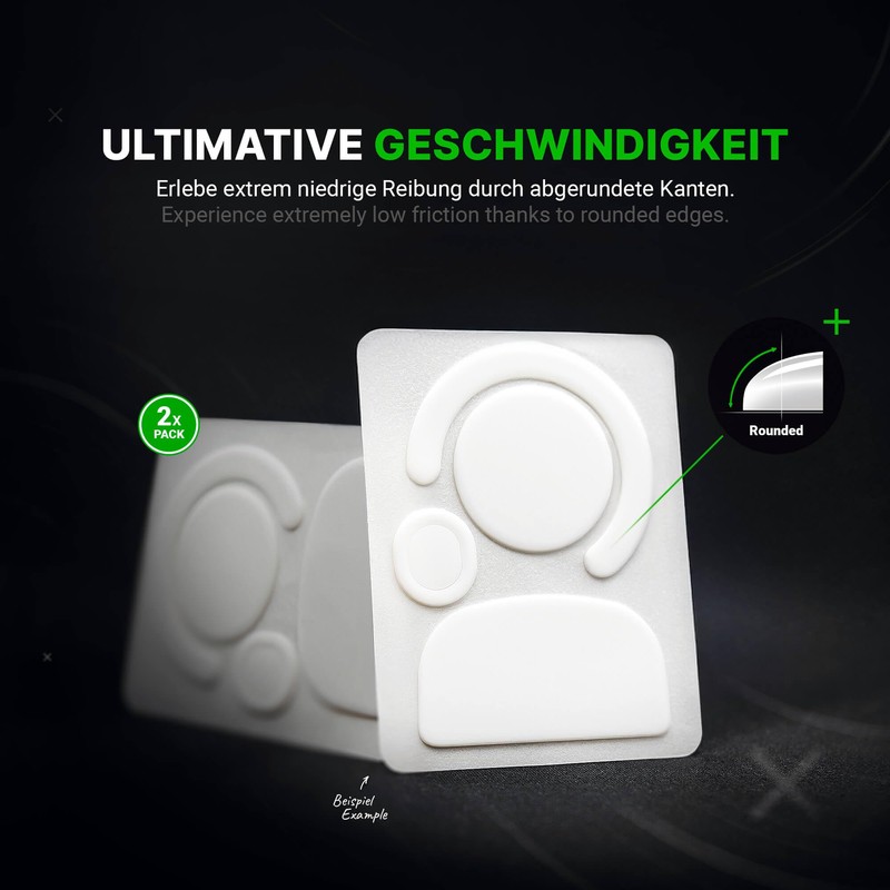 SensoryBoost DPS Glides (Set of 2) for BenQ Zowie EC1-CW,