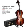 Cello, Miniature Wooden Cello Model Tiny Violin Mini Violin Clear