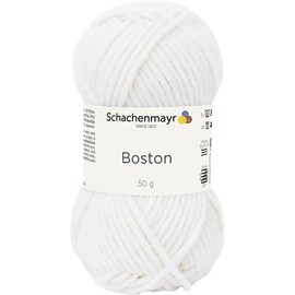Schachenmayr Boston Hand Knitting Yarn, 50 g Brilliant White