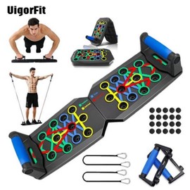 Multifunctional push-up board for home use, foldable push-up stand, suitable for core strength training, effective for chest muscle and abdominal core training, a must-have for fitness enthusiasts, a gift for boyfriend,springtok - Specification: Upgraded