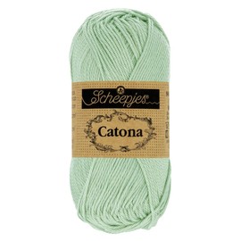 Scheepjes - Scheepjes 402 Silber Grün Catona Garn - 10x50g