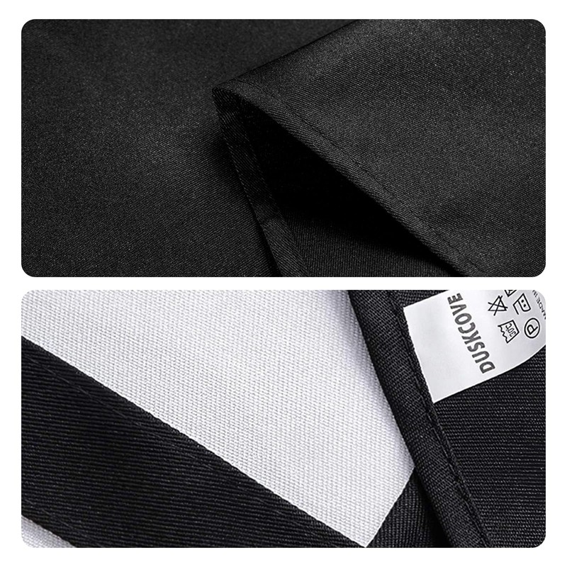 Cosswe Funny Cooking Apron for Men, Professional BBQ Apron, Black,