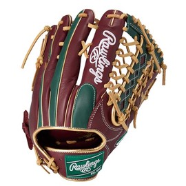 Rawlings Baseball Glove Soft HYPER TECH COLOR SYNC GR5FHTCY719 For Outfielders, Shelly/D Green, 12.75 inches *Right Throw