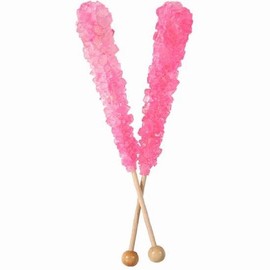 Rock Candy Sticks Pink Cherry-20ct