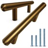 ALPINE HARDWARE Premium Solid Euro Style Bar Handle Pull-10Pack-3.75 inch