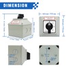 KEYMOO 40A Changeover Switch with Exterior Box, 4 Positions 3