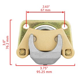 Celox for Polaris Ranger 800 4x4 EFI 2010-2014 Rear Right Brake Caliper w/Pad and Disc