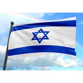 Flag of Israel 3x5FT Double Stitched Polyester Flag with 2 Gromments
