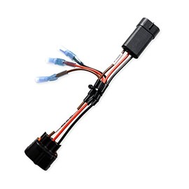Marine Tech Tools Yamaha 3 Pin Test Harness — Yamaha Equivalent Part Number: YB-06926 — Made of Copper Wires & Plastic Connectors