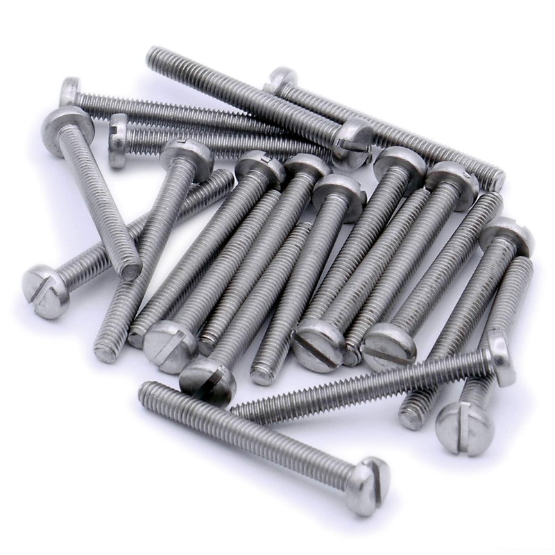 M2 (2mm x 14mm) Slot Pan Machine Screw (Bolt) -