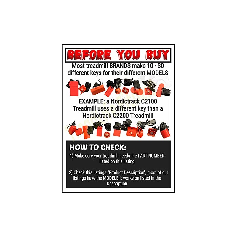 Treadmill Safety Key | Part Number 325657 | Compatible with