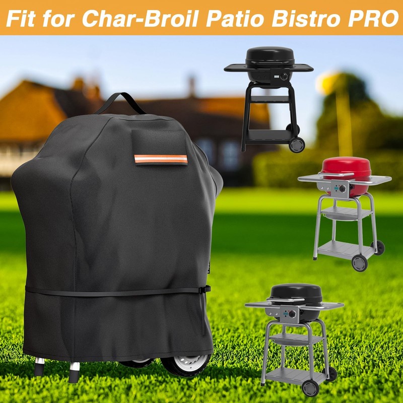 EVRBUL Grill Cover Compatible with Char-Broil Patio Bistro PRO, Waterproof