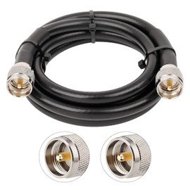 XRDS-RF PL-259 UHF CB Coax Cable 6ft, 50 ohm KMR400 PL-259 UHF Male Low Loss Coaxial Cable for HAM & CB Radio, Antenna Analyzer, Dummy Load, AIS Antenna, SWR Meter