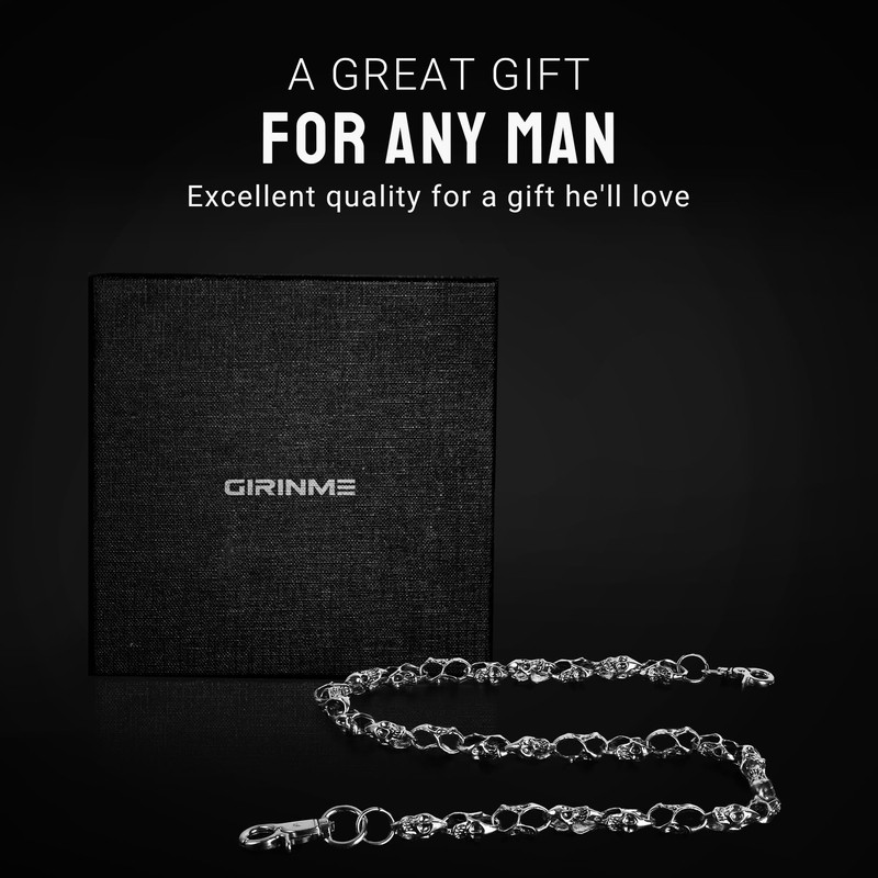 Girinme Wallet Chain - Unisex Punk Skull Biker Pant Trouser