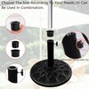 6 Pcs Umbrella Base Stand Replacement Parts,Courtyard Umbrella Base Replacement