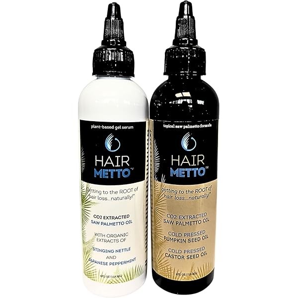 HAIRMETTO® DUO - Overnight Saw Palmetto Oil and Daytime Serum