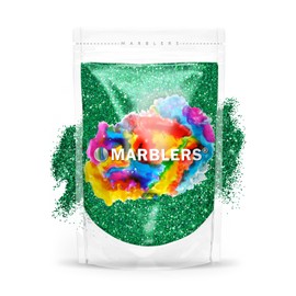 MARBLERS Twinkle Face & Body Glitter [Christmas Green] 3oz (85g) | Fine | Non-Toxic | Vegan | Cruelty-Free | Ethically Sourced | Festival Makeup | Eye, Hair, Nail, Eyeshadow | Cosmetic Grade