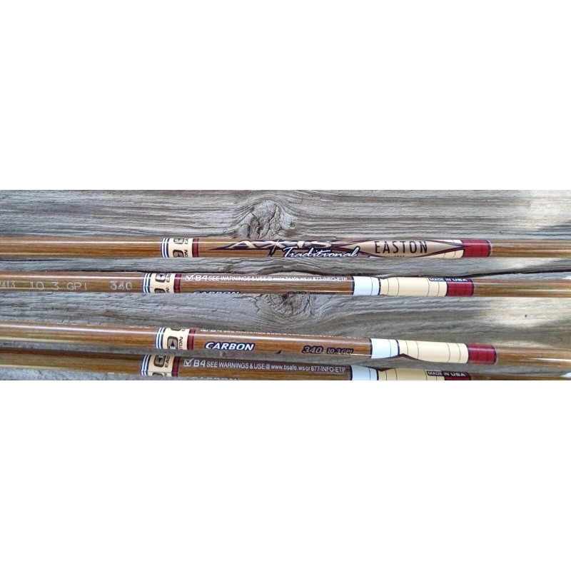 Easton AXIS 5MM TRADITIONAL 340 4FR HG arrows