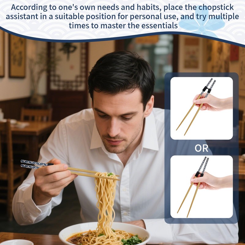 7PCS Training Chopsticks for Adults & Kids - Chopsticks for