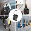 ORIA 2 Pcs Combination Padlock 4 Digit Code, HA9_2PCS-O52118-ODE