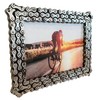 Top Brass Bicycle/Motorcycle Chain Picture Frame 5" X 7" Photo