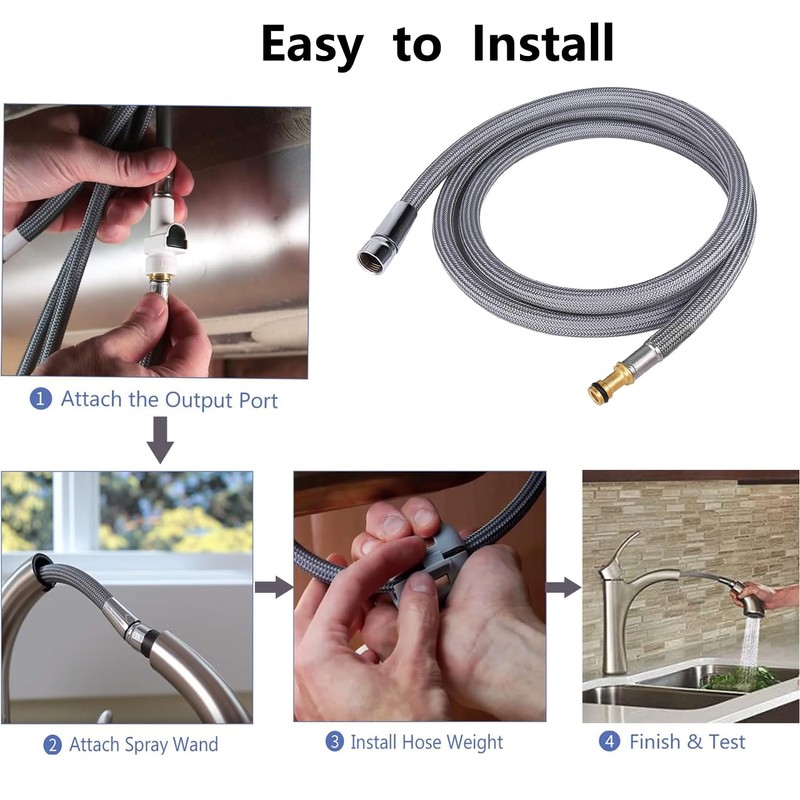 159560 Replacement Hose Kit Compatible With Moen Kitchen Faucet Hose