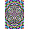 Studio B Laminated Psychodelic Pulse Poster Print, 24 by 36-Inch