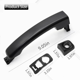ANBOO Door Handle for Renault Master MK3 Vauxhall Movano Vivaro Nissan NV400 MK3-MK4 806064414R 806067794R 806073022R