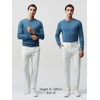 Hudson Wellesley Pure BCI Cotton Sweater for Men Crewneck Classic