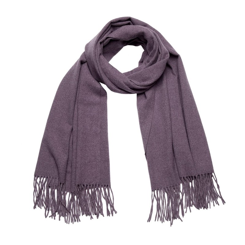 Masada Women's Winter Scarf, Warm and Soft Scarf, Purple