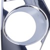 Pair Chrome Front Fog Light Cover Lamp Trims Paste Mounting