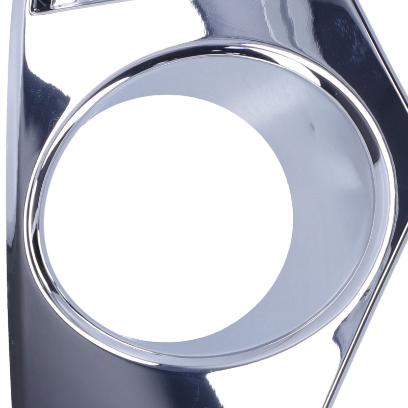 Pair Chrome Front Fog Light Cover Lamp Trims Paste Mounting