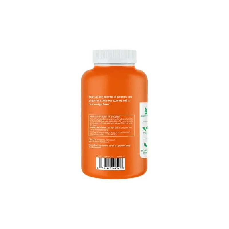 Suplemento Curcuma Jengibre Con 200 Gomitas Hecho En Usa