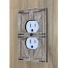 Top Brass Rustic Farmhouse Barndoor Electrical Cover Wall Plate -