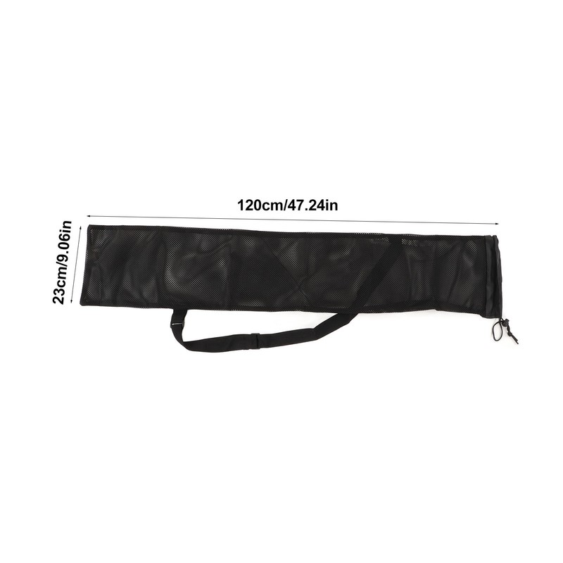 Kayak Paddle Bag Easy to Carry Foldable Adjustable Strap Mesh