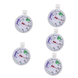 ABOOFAN 5 Stück Kühlschrankthermometer, Türthermometer, Kühlschrankmonitor, Thermometer, Kühlschrank, Gefrierschrank, Thermometer, plus Kühlschrank, Kunststoff