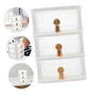 FUNOMOCYA Small Drawer Organizer Storage Desk Drawer Box Plastic Organizer