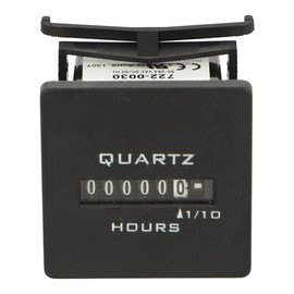 Trumeter 722-0030, Hour Meter, Electromechanical, 90-264VAC, 50/60Hz, 48mm