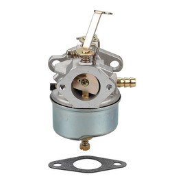 Upgraded 632019A 632019 Carburetor w/Gasket for Tecumseh H30 H50 H60 HH60 Troy Bilt Tillers 5HP 6HP 4 Cycle 2 Stage Snowblower, Replaces 632230 632272 Carbs by GRABOTE