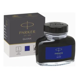 Parker Quink Frasco De Tinta Azul Líquida Para Pluma Fuente